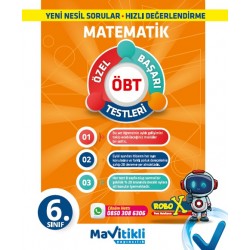 MAVİTİKLİ YAY 6.Sınıf Matematik Aylık Gelişim Denemeleri ( ÖBT ) 28 Deneme